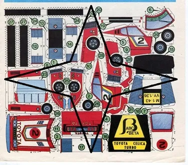 Rallye ABC BETA Toyota Celica Turbo